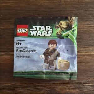 Lego Star Wars Han Solo Hoth Minifigure NWT